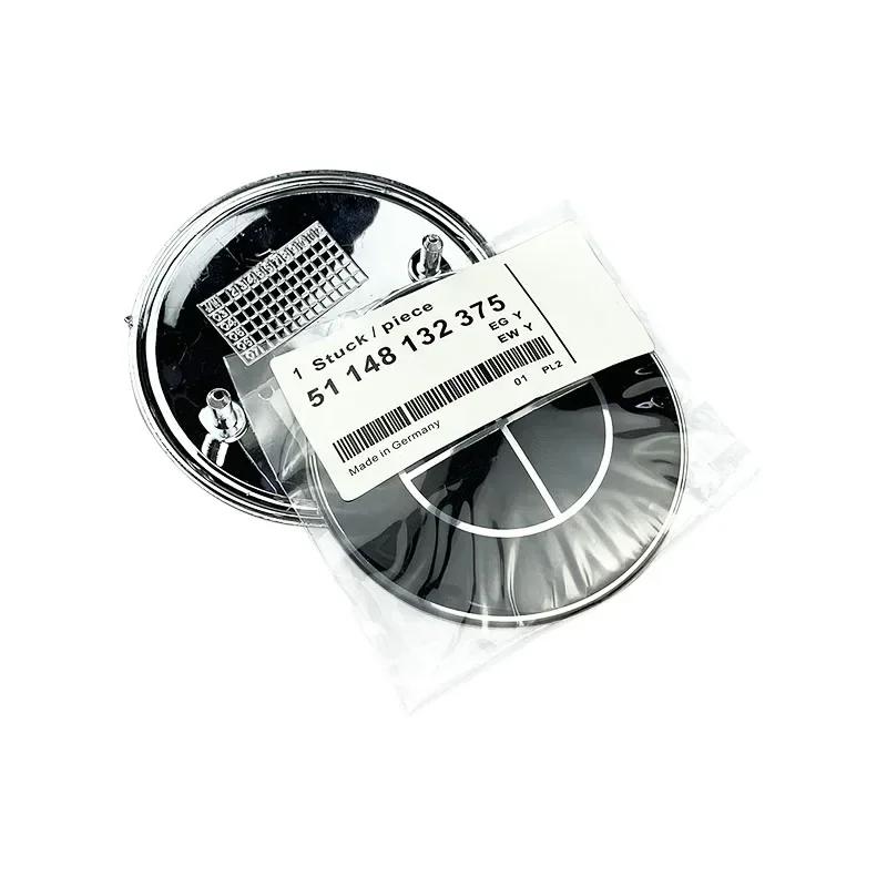 For BMW Hot 2025 45/74/82mm Car Front Hood Emblem for E30 E38 E39 E46 E60 E61 X1 X3 X4 X5 X6 E70 X5 Rear Trunk Badge Steering Wh
