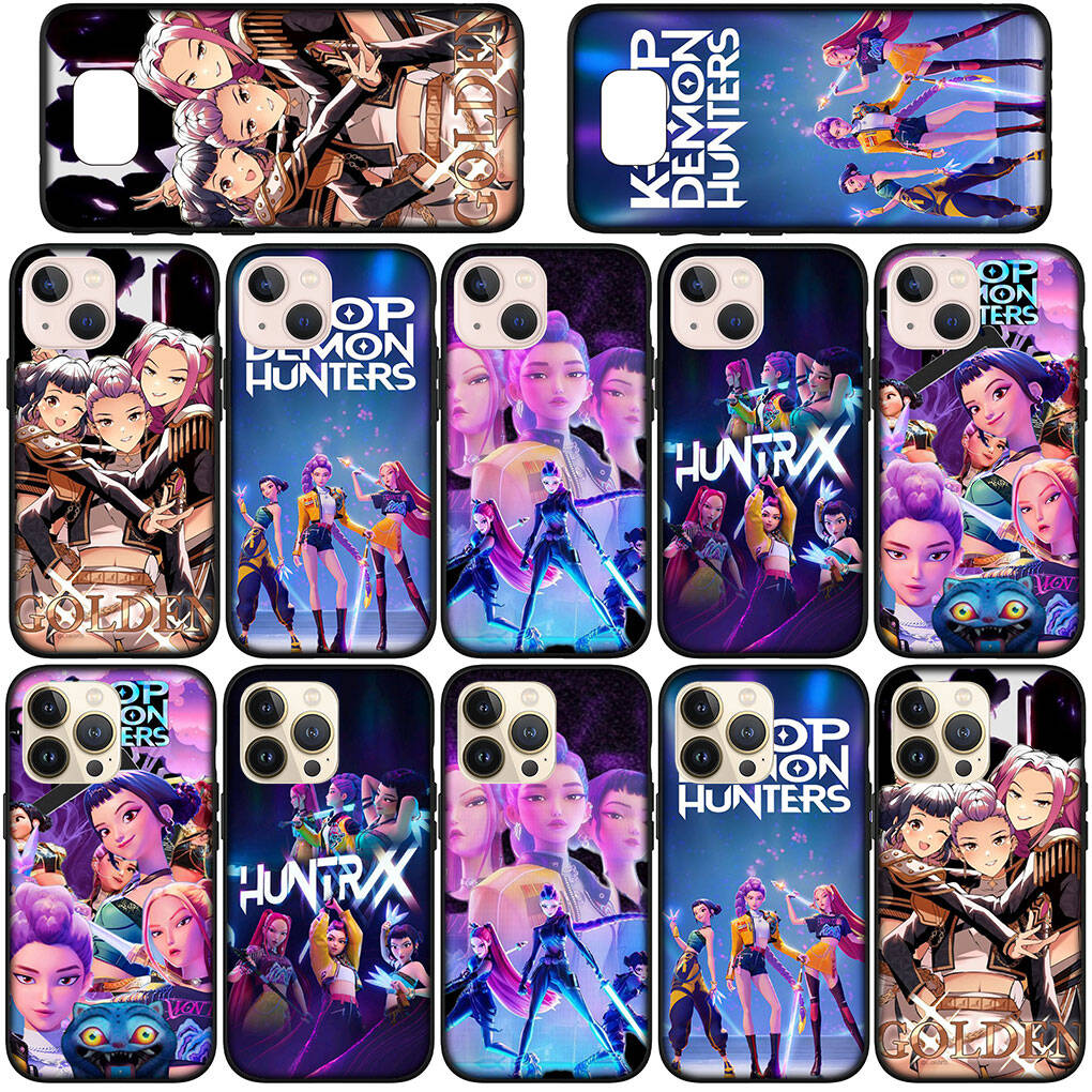 Чехол для телефона для iPhone 17 16 15 Plus X Huawei P30 P20 Lite Redmi Note 14 12 11 13 Pro Max OPPO A60 A80 A40 A18 Mira KPop Zoey Demon Rumi Hunter X