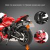 1/12 YAMAHA R1 игрушечная модель мотоцикла литой сплав со звуком и светом резиновые шины масштабная модель мотоцикла игрушки для детской коллекции