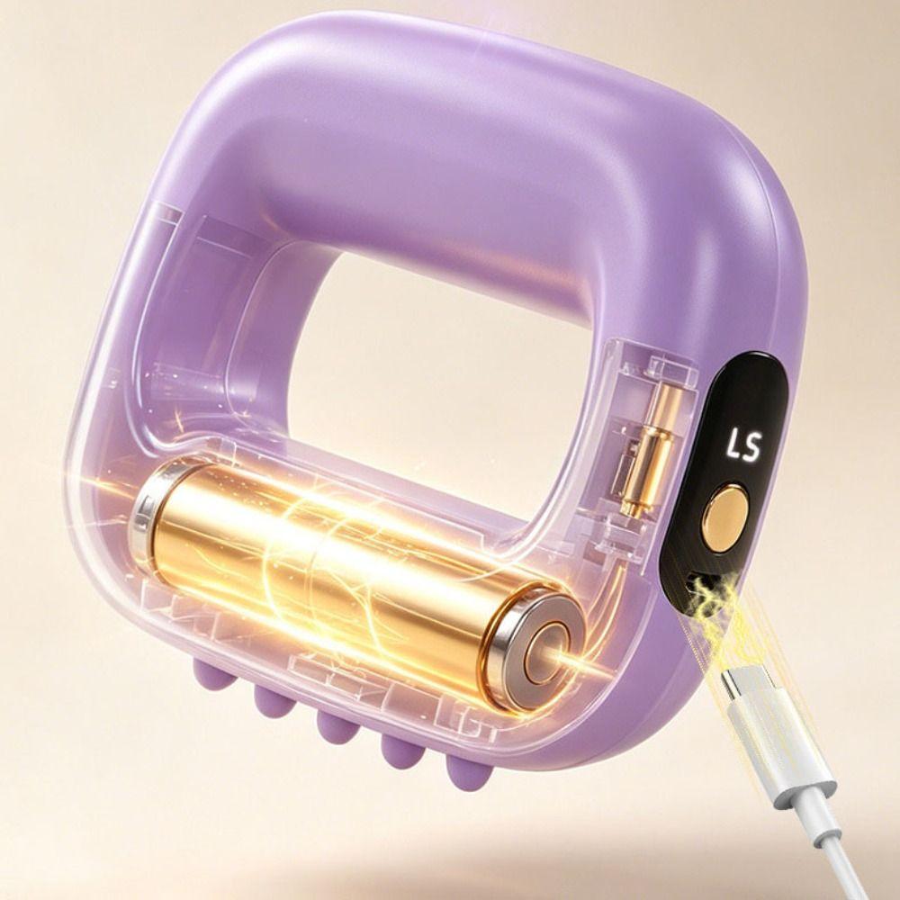 Adjustable Speed Electric Fascia Massage Ring Muscle Handheld Massager Full Body Relaxation