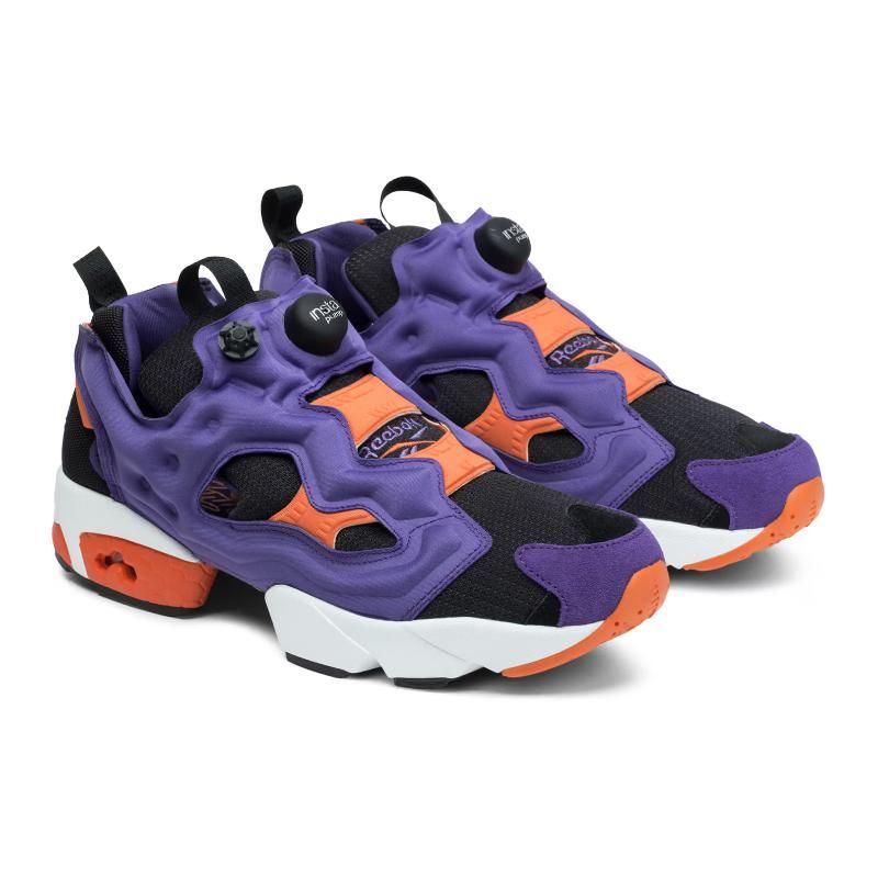 Reebok Instapump Fury Удобные низкие повседневные кроссовки для бега Унисекс кроссовки Фиолетовый Черный M46894