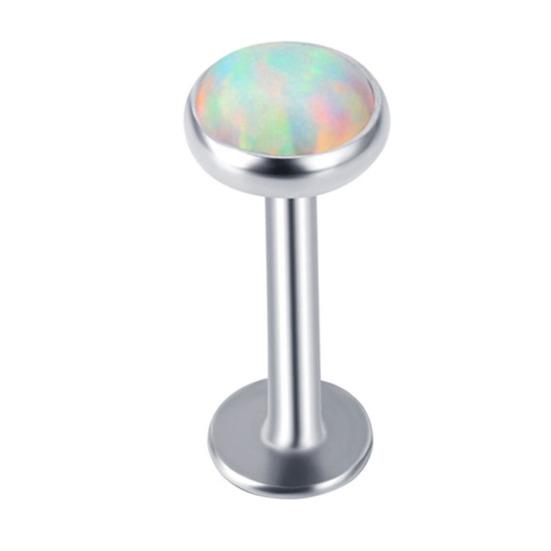 1 шт. мужчины женщины искусственный опал губная серьга кольцо для ушей серьги-гвоздики пирсинг ювелирные изделия