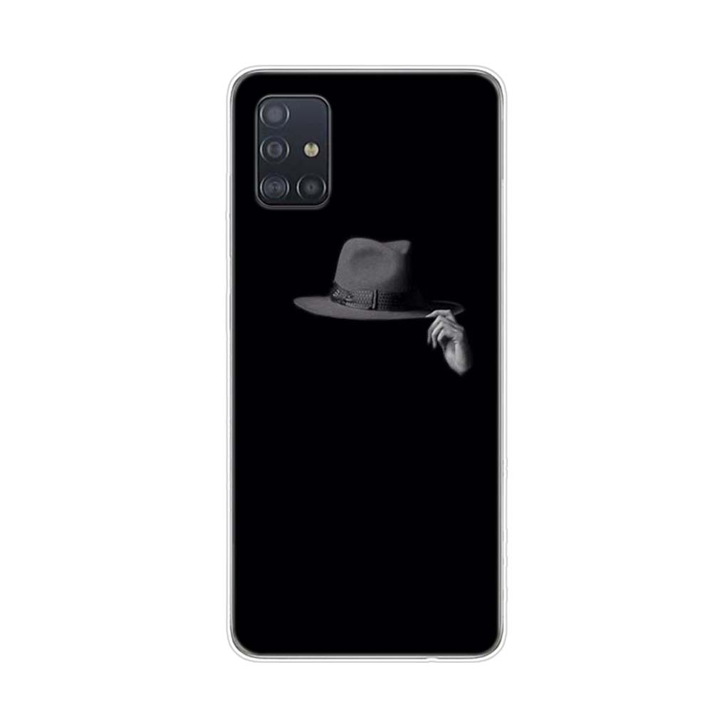 Мужской костюм рубашка галстук для Samsung Galaxy A01 A11 A12 A22 A21S A31 A41 A42 A51 A71 A32 A52 A72 A02S мягкий чехол для телефона