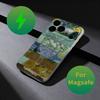 Винтажный чехол для телефона с узором Ван Гога для iPhone 17,16,15,14,13,12,X,XS,Pro,Max,Plus,E,Air,Mini с магнитной поддержкой Magsafe, Жидкий ТПУ