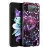 Жесткий чехол-паутина из поликарбоната для Samsung Galaxy Z Flip 7 6 5 4 Черная крышка для Galaxy Z Flip 3 Складной корпус Fundas Capas Сумки