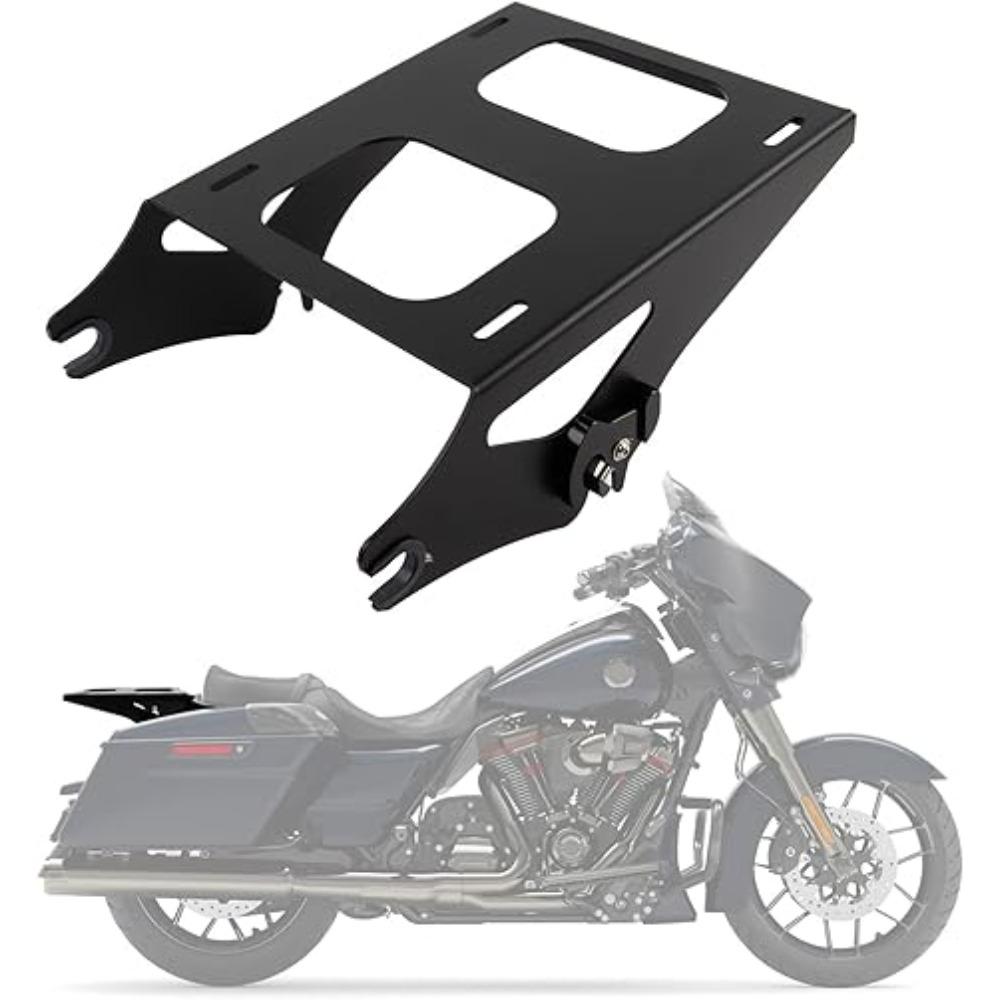 Motorcycle Detachable Tour Pack Pak Mounting Luggage Rack for Harley Touring Street Glide Road King Electra Glide 2014-2024