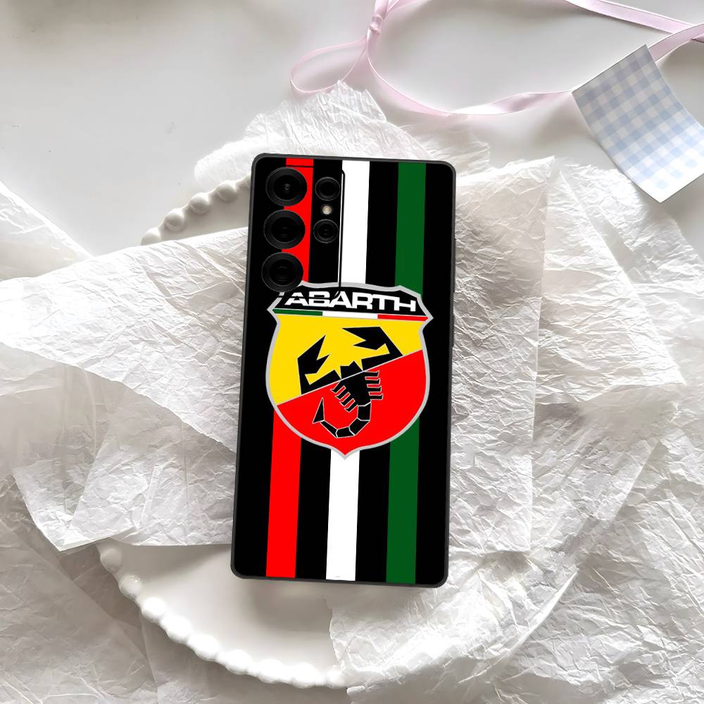 Чехол для телефона с логотипом A-Abarth для Samsung S 24 Fe 25 Ultra Plus 20 Lite 21 30 22 23 24 22 Ultra 5G Fundas