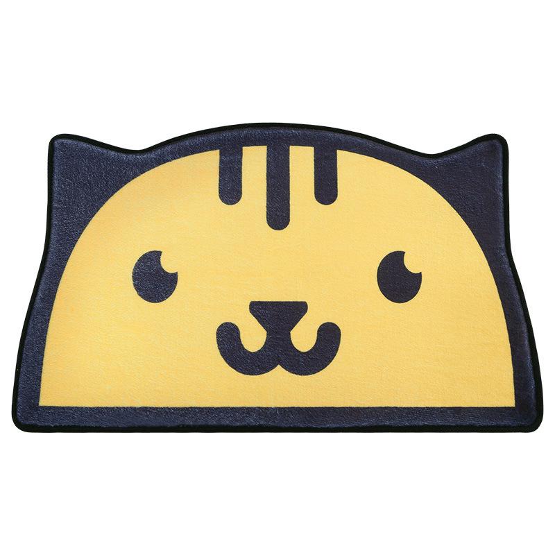 Bathroom Mats Entrance Mats Rug Cartoon Semicircle Falai Velvet Bedroom Bathroom Doorway Water-absorbent Foot Mats Non-slip Mats