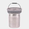 Zojirushi Handle Stainless Steel Tea Tumbler 16 Ounce Off White SE-KAE48WZ
