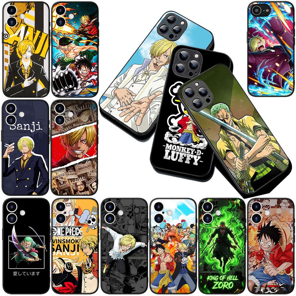 Чехол для Apple iPhone 17 16 14 15 Plus Pro Max 16E ProMax + 15Plus 15+ 16+ Чехол для телефона Санджи Ророноа Зоро One Luffy Pieces