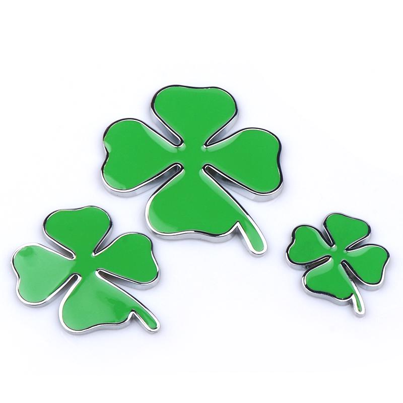 Car Styling Aluminum Four Leaf Clover Emblem Body Trunk Decoration Sticker For Alfa Romeo Giulia Stelvio Mito Giulietta Sportiva qa9