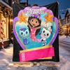 Gabby's Dollhouse Pattern Blanket for Home Decoration, Bed, Sofa, Car Travel, Camping, Suitable for All Seasons, Birthday Christmas Gift
