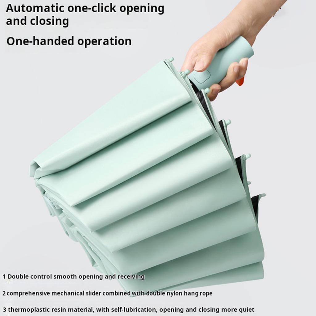 Прочный ветрозащитный автоматический зонт для мужчин и женщин, большие складные зонты с защитой от ультрафиолета, переносной зонт-рюкзак для взрослых