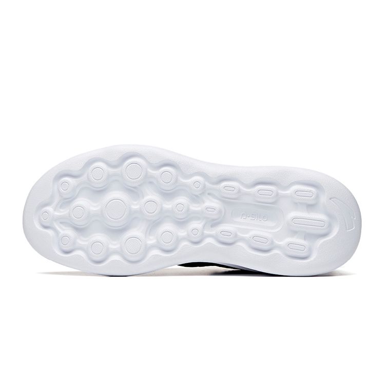 Anta Durable Breathable Low-Top Running Shoes Kids Sneakers Black White A31025522A-1