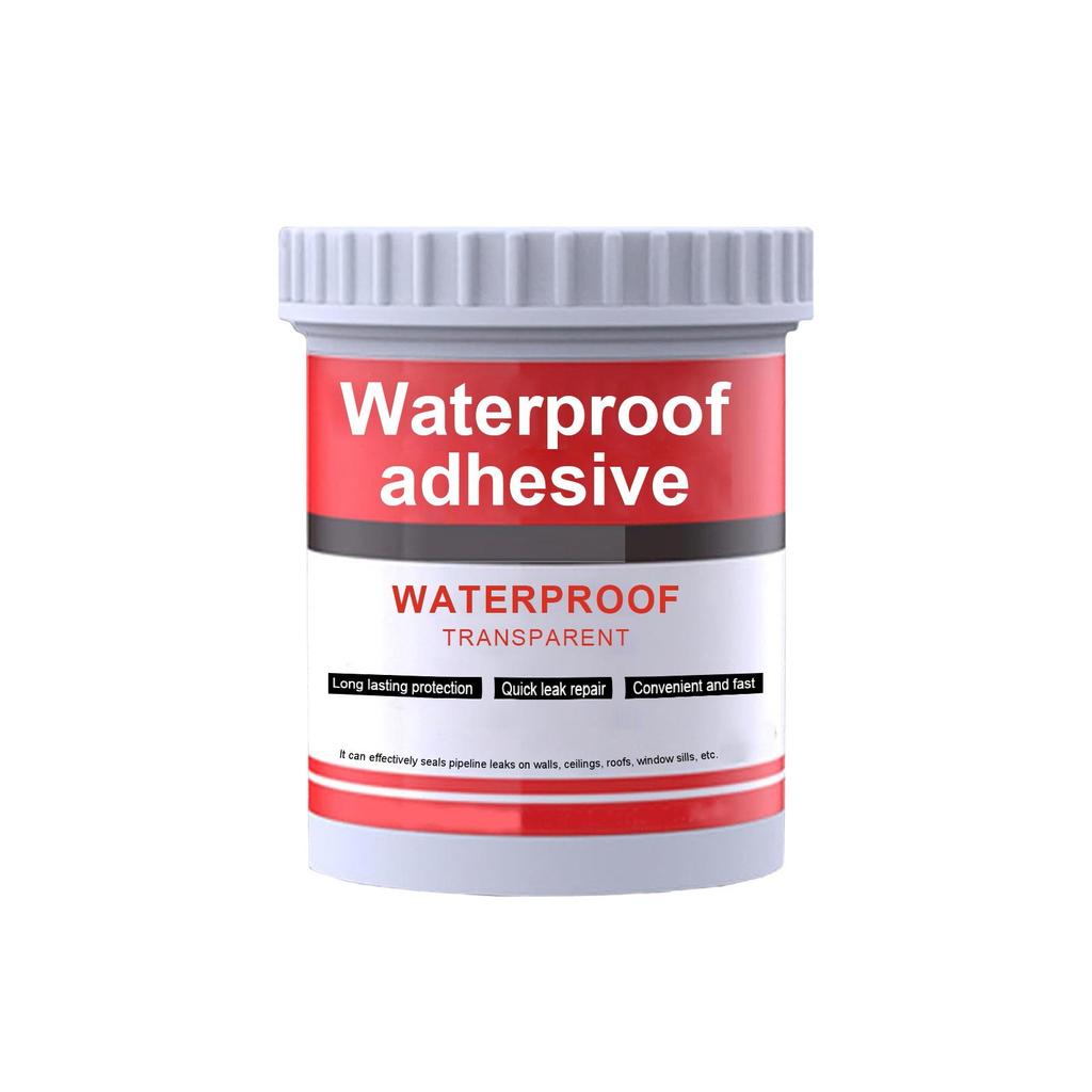 Transparent Waterproof Glue Anti-leakage Sealant Agent Roof Broken Water-based Sealant Plus Brush 100/300ml