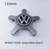 DKRSE1 For VW Volkswagen Jetta MK5 Golf 4pcs 135mm Volkswagen Golf Polo Car Wheel Center Caps 5Pins Rim Hub Cover Hubcap Logo Badge Emb