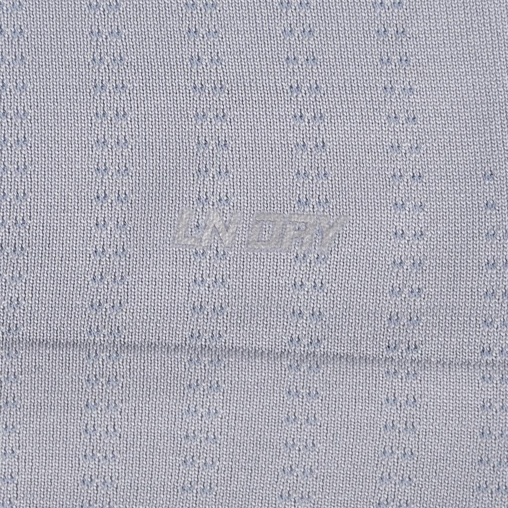 Li-Ning Модная Универсальная Футболка с Круглым Вырезом и Коротким Рукавом Быстросохнущая Дышащая Пятиточечные Шорты Для Бега Фитнеса Тренировок Повседневный Спортивный Костюм AATW013-3
