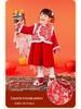 Платье Hanfu Dudu Family для девочек на Китайский Новый год - Красное платье для малышей и детей