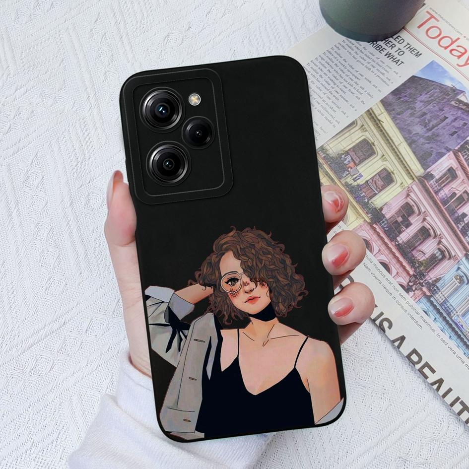 Чехол для телефона Xiaomi Poco C40 C55 M3 M4 Pro X3 X4 X5 Pro, мягкий жидкий силикон, матовый чехол с защитой от падения, защита камеры для мальчиков и девочек, бампер для Xiaomi Poco