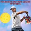 Fiberglas Pickleball Rackets Set Pickleball Paddle Set of 2 Rackets and 4 Pickleballs Balls
