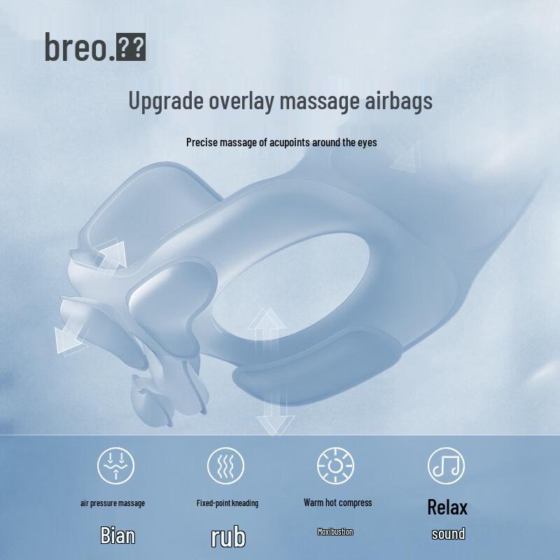 breo iSeeJ Camellia Smart Eye Massager CN plug (adapter included)