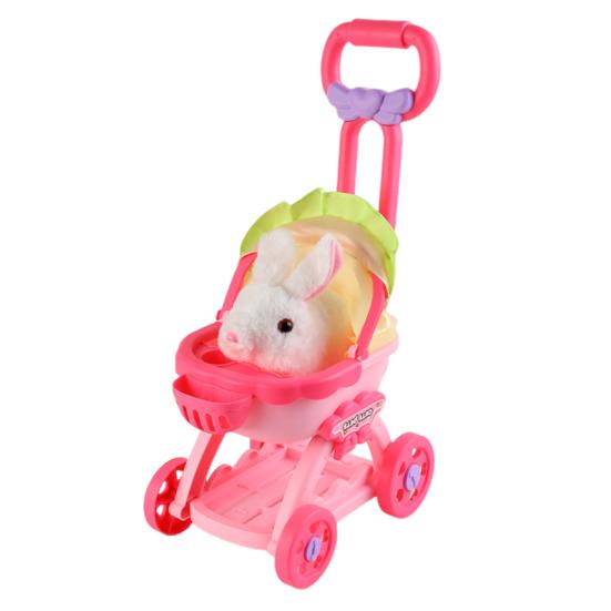 Игровой домик для щенков и домашних животных, игрушки для детей, девочек, интерактивная мягкая игрушка для собак, переносная коляска для щенков, игровой набор для ролевых игр