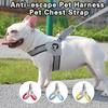 Dog Chest Strap Reflective Pet Harness Breathable Comfortable Adjustable Pet Chest Harness Pet Supply