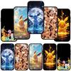 Phone Case for Samsung Galaxy S24 S23 iPhone 15 14 Xiaomi Redmi Note 13 12 11 8 Plus 10 9 Pro Max X XR OPPO Huawei Eevee Pokemon GO Pikachu Cover