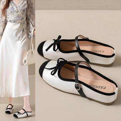 Мода 2025 Балетки Модная женская обувь Повседневные кроссовки Круглый носок Балетки Удобная нарядная обувь Ретро Досуг