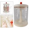 Clear Display Case for Figures Doll Storage Box Collectibles Organizer Keychain Pendant