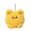 Panda Animal Doll Pendant Butter Bear Puppy Plush Keyring Animal Plush Toy Keychain  Bag Pendant