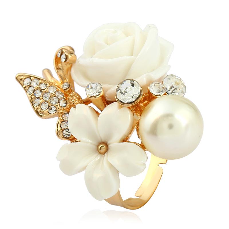 Модное кольцо в стиле ретро, ​​креативное кольцо с бриллиантом, регулируемое кольцо с регулируемым отверстием, кольцо в богемном этническом стиле, модное кольцо