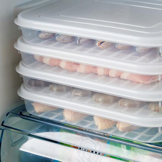 Прозрачный ящик для хранения продуктов с крышкой, полипропиленовый органайзер для морепродуктов, рыбы, холодильника, кухонные принадлежности