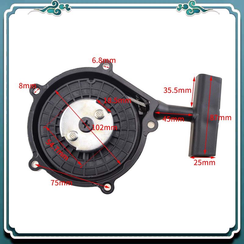 Premium Engine Pull Starter For Gy6 150Cc 180Cc 200Cc 250 260 Hand Pull Starter For Jinlang Jinling JLA-925E, JLA-931E ATV UTV