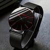 Men's Fashion Quartz Watch Alloy Case, Mesh Strap, SL68 Movement, Decorative Business Style---