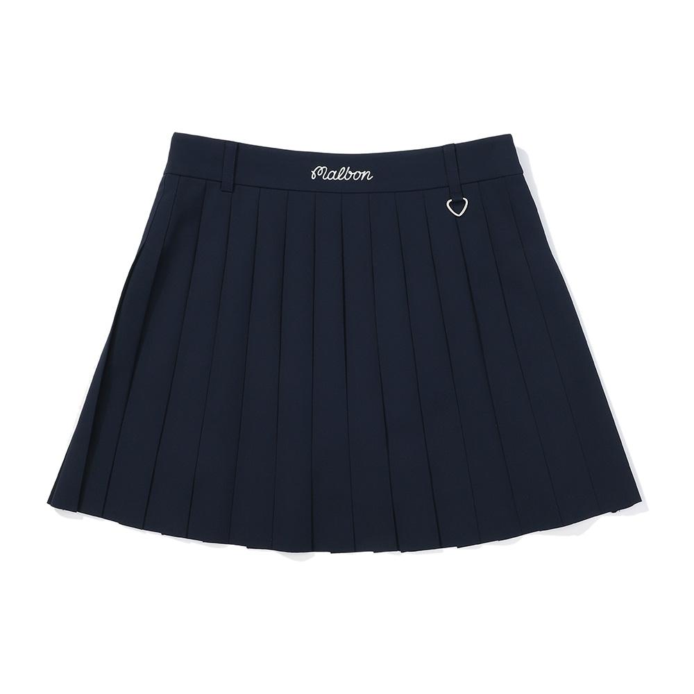 MALBON GOLF Band Pleated Skirt Navy (Woman)
