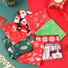 Christmas Printing Bibs Pet Costume Accessories Dog Cat Collar Pet Bandana Triangle Scarf