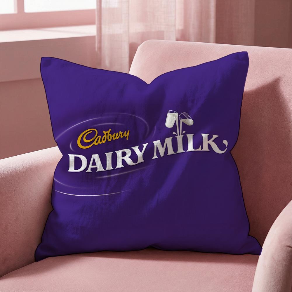 Чехол на подушку Cadbury для разных помещений и автомобиля - Двусторонний, Мягкий и Прочный для ежедневного использования