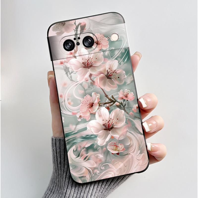 Casing For Google Pixel 8 Pro 8A Case Aesthetic Fashion Cute Cat Soft Silicone Shockproof Back Cover Ultra Slim Thin Phone Case