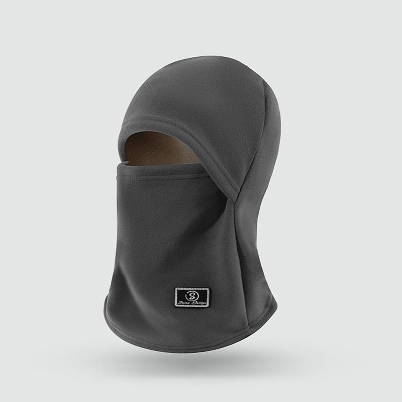 Теплая флисовая пыленепроницаемая шапочка Зимняя бархатная повязка Ветрозащита Защита ушей Шапка-шлем Защита лица Унисекс Для активного отдыха Велоспорт Лыжи