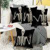 Halloween Undead Decorative Pillow Skull Pillow Cover Living Room Decorative Sofa Bedroom Pillow Bedside Pillow Cover