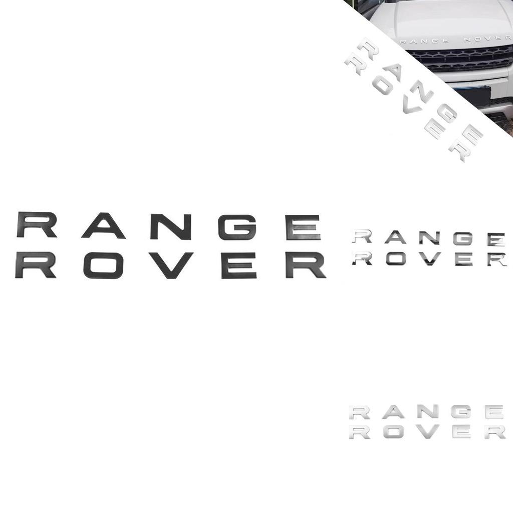 Range Rover Car Logo Decal With Abs Material For Vehicle Identification