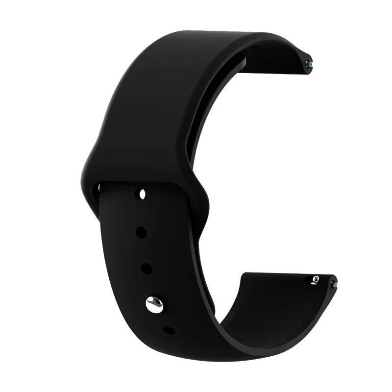 Силиконовый ремешок для часов 22 мм 20 мм для TicWatch Pro 3 Ultra E3 E2 S2 Pro X GTW 2025 Тип ремешка Браслеты для смарт-часов Женские Мужские Correa