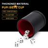 Фланелевый стакан для костей Барная вечеринка KTV Развлекательная игра с костями Пылезащитный Портативный для KTV Переноска Украшение