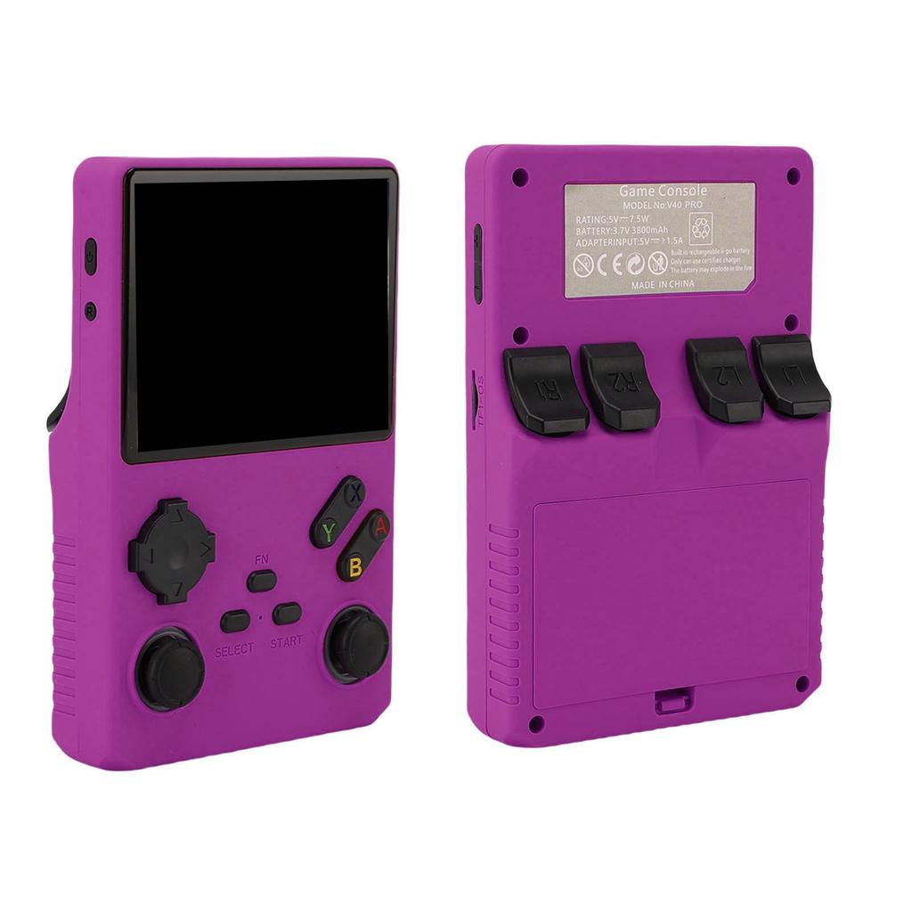 Retro Handheld Game Console 3.5 Inch Screen 640x480 Resolution 45 Simulators 256GB Storage Card Portable Game Player