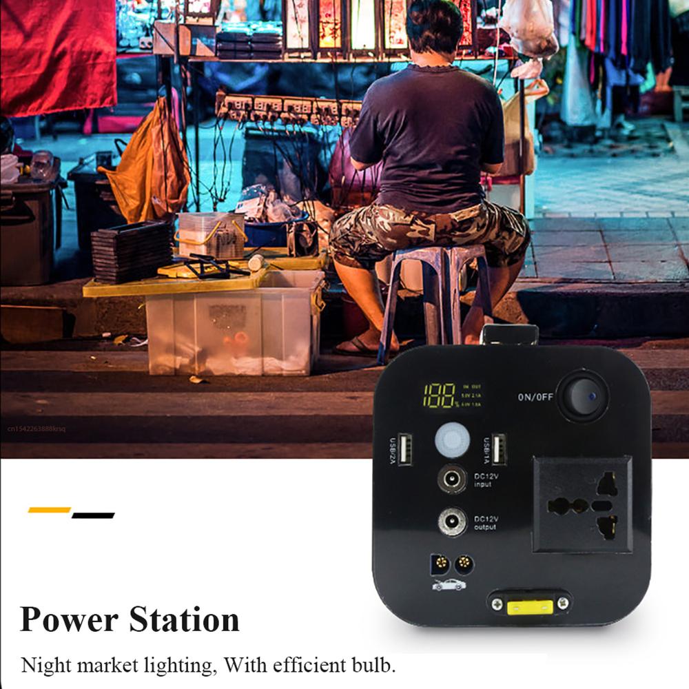 220V 300W Emergency Generator 118000mAh Portable Power Station Car Jump Starter Solar Power Bank Outdoor Power Supply Inverter