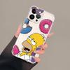 Милый чехол-бампер The S-simpsons для iPhone 17 Pro Max Air XR 16 11 12 Mini 13 Pro XS Max 7 8 14 Plus 15