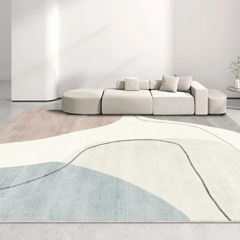 Скандинавский ковер для гостиной, простой и утолщенный диван, журнальный столик, ковер, прикроватные коврики для домашней спальни, домашний декор, автомобиль