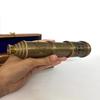 Brass Marine Telescope with Wood Box  50.8 cm Adjustable Nautical Decor, London 1915 Gift