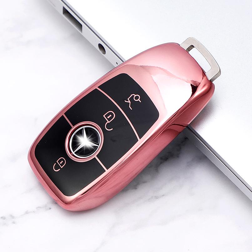 Чехол для дистанционного ключа из ТПУ для Mercedes Benz ACESG Class GLC CLE CLA W177 W205 W213 W222 X167 AMG, защитный держатель
